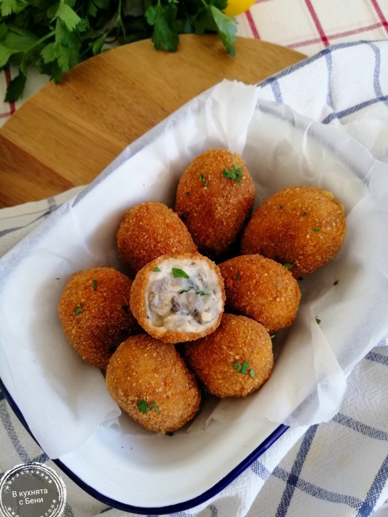 Крокети с гъби от https://inthebeniskitchen.com/