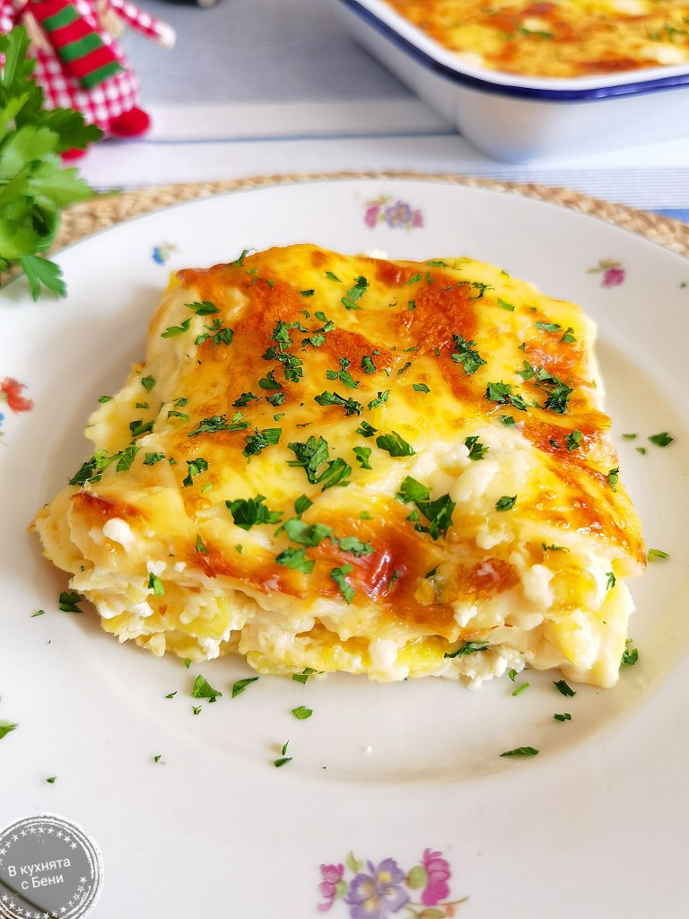 Огретен с картофи от https://inthebeniskitchen.com/