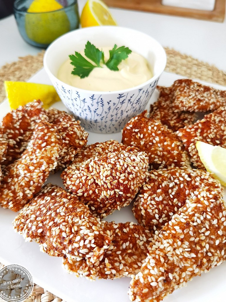 Вкусни панирани пилешки хапки от https://inthebeniskitchen.com/