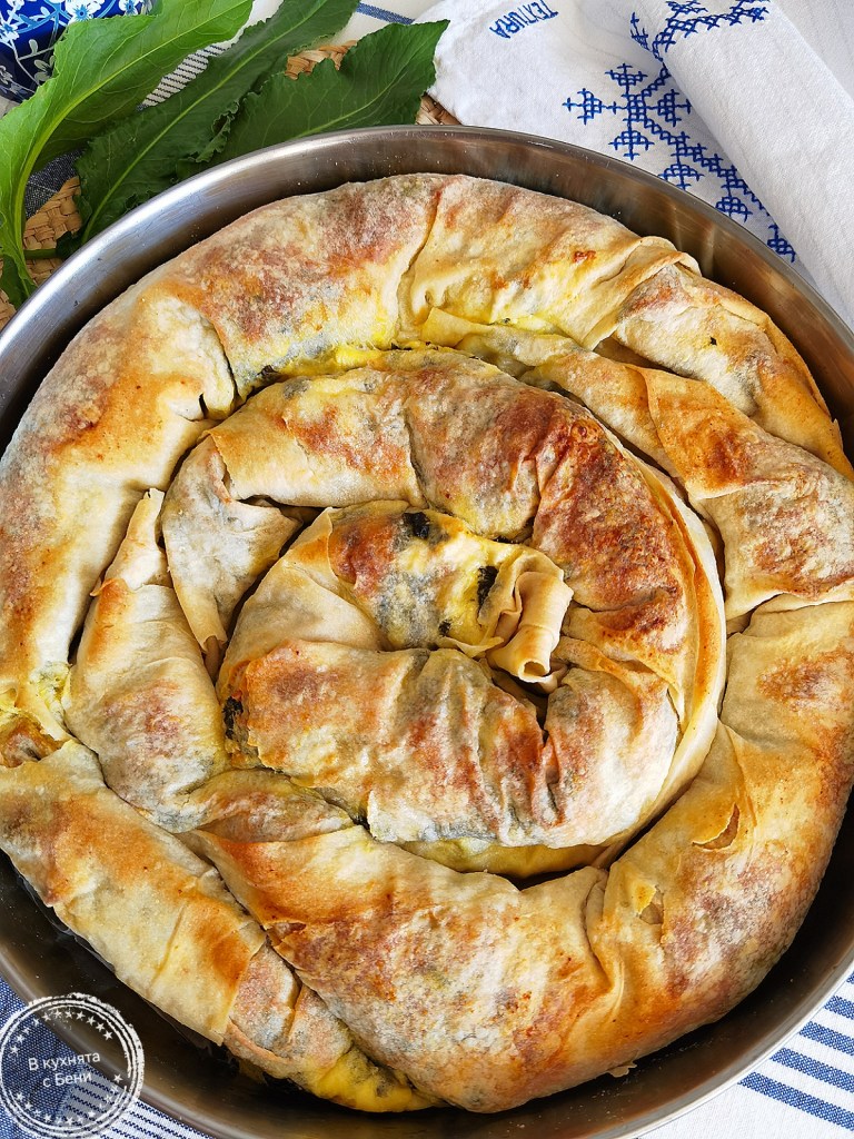 Баница с лапад от https://inthebeniskitchen.com/