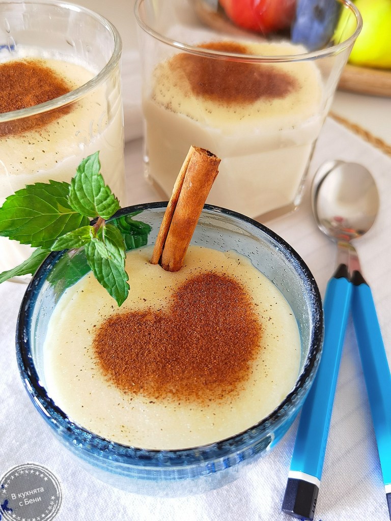 Мляко с оризов грис от https://inthebeniskitchen.com/