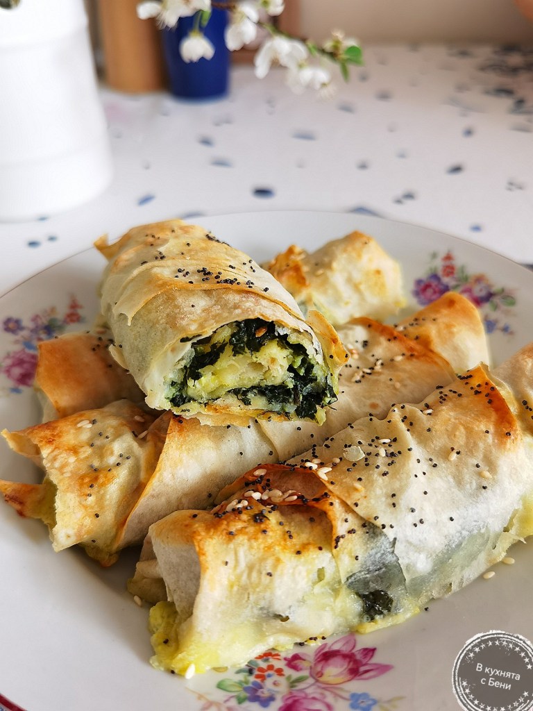 Банички със спанак от https://inthebeniskitchen.com/