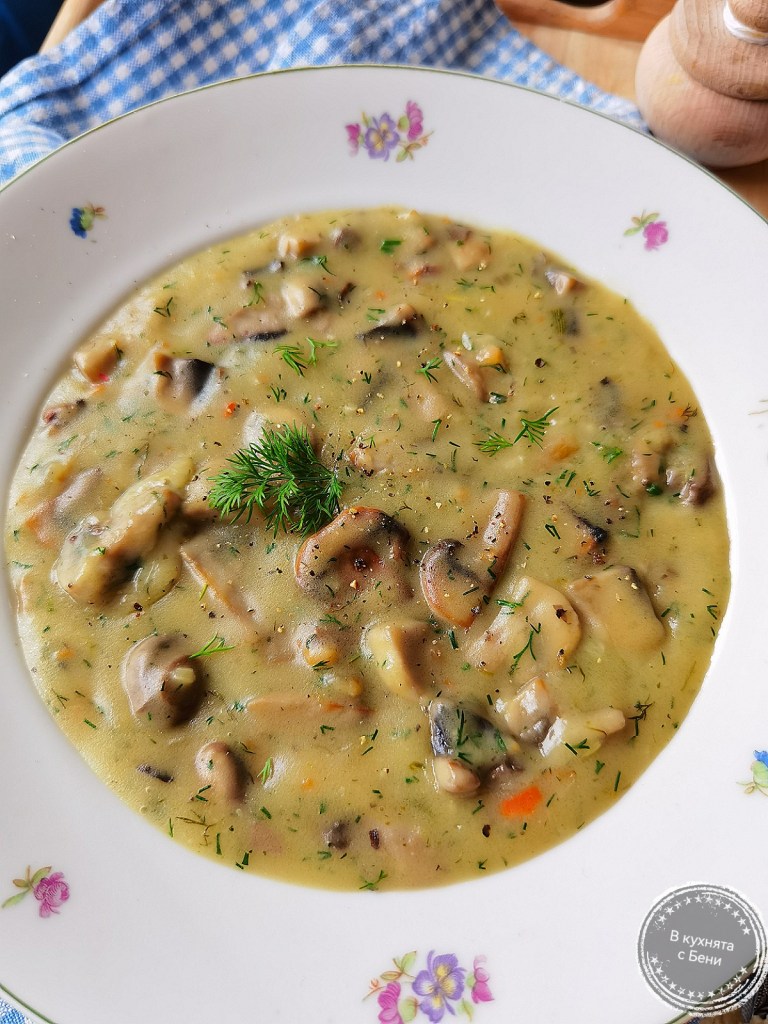 Вкусна гъбена каша от https://inthebeniskitchen.com/