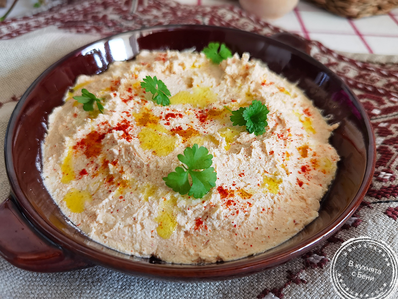 Кёрёзёт (закуска из творога с пряностями)