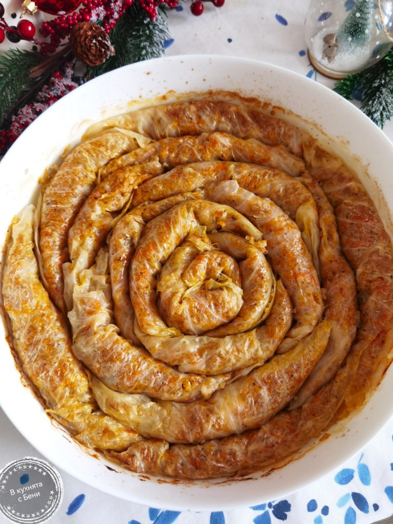 Постни сарми с булгур и гъби от https://inthebeniskitchen.com/