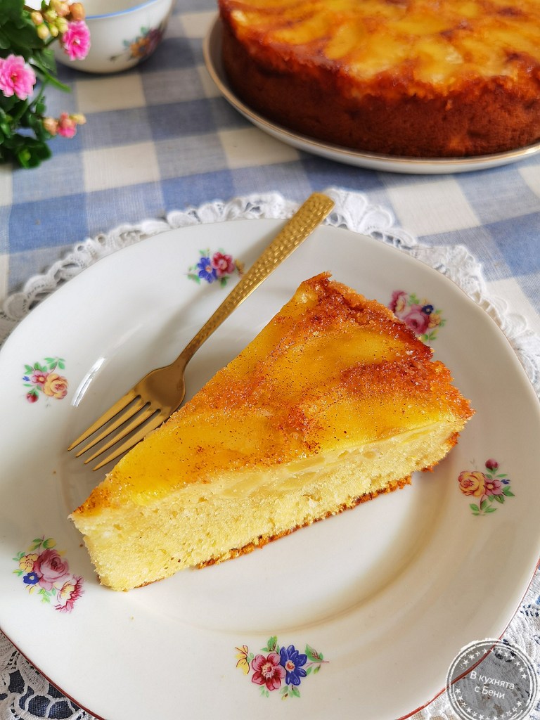 Сладкиш с ябълки и карамел от https://inthebeniskitchen.com/