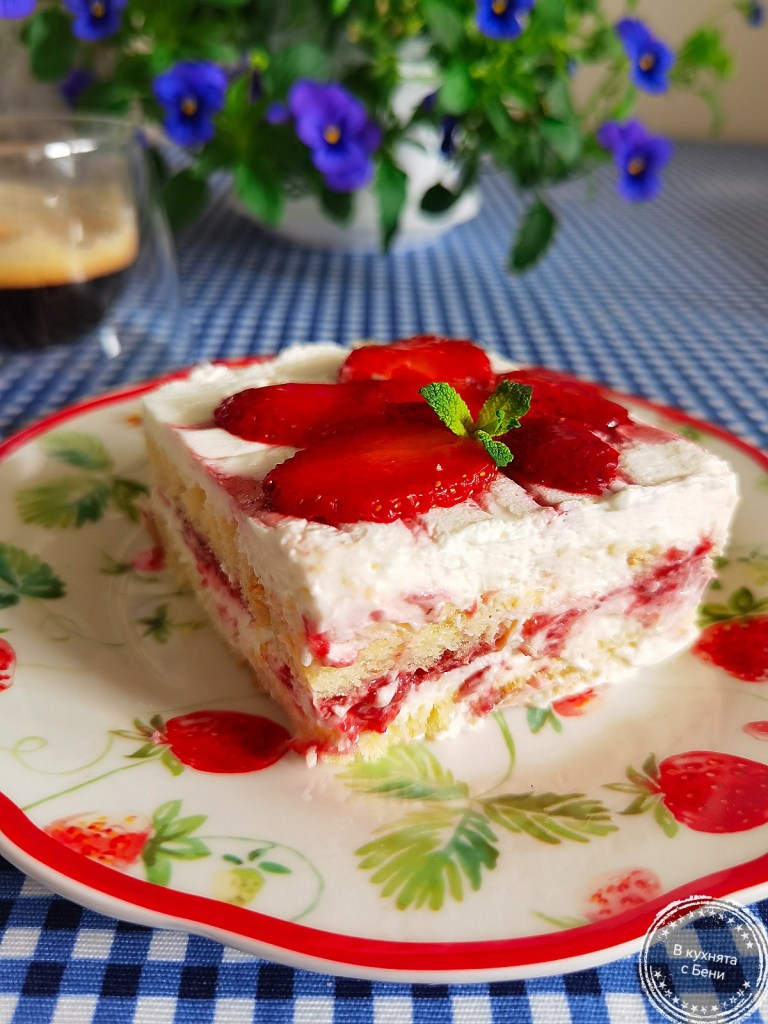 Десерт с козунак сладкиш свеж от https://inthebeniskitchen.com/