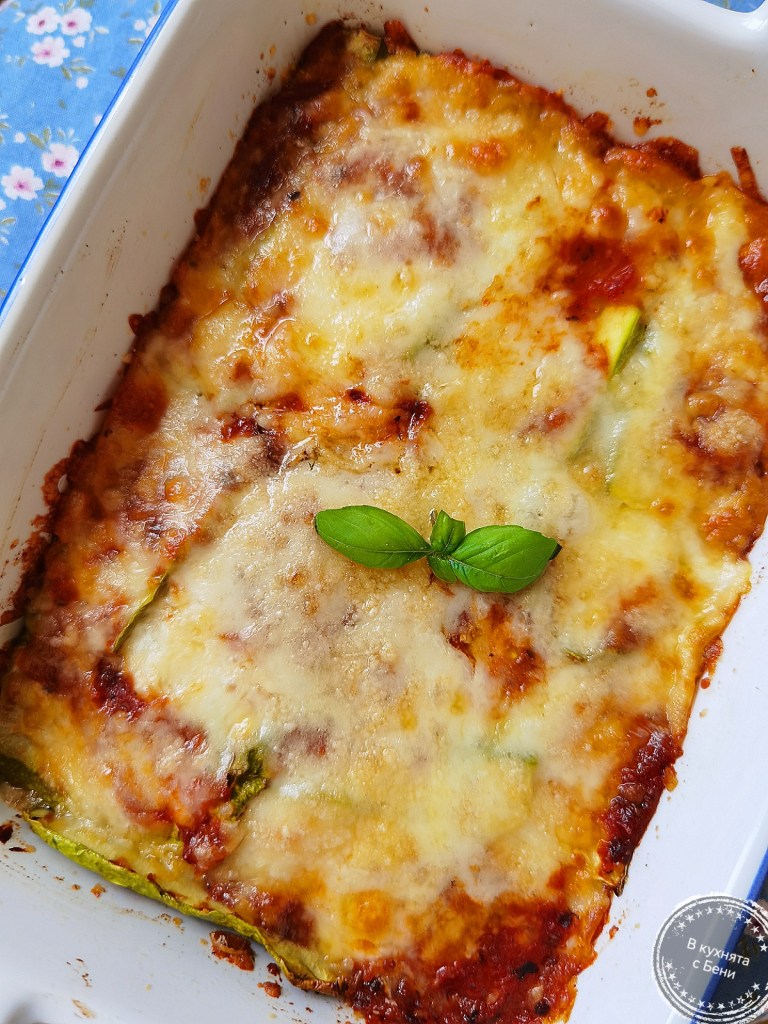 Лазаня от тиквички от https://inthebeniskitchen.com/