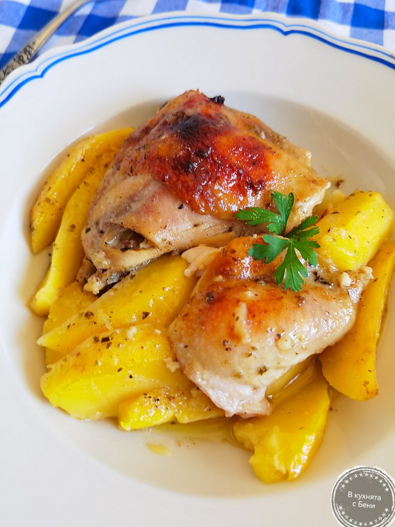 Пиле с картофи специално от https://inthebeniskitchen.com/