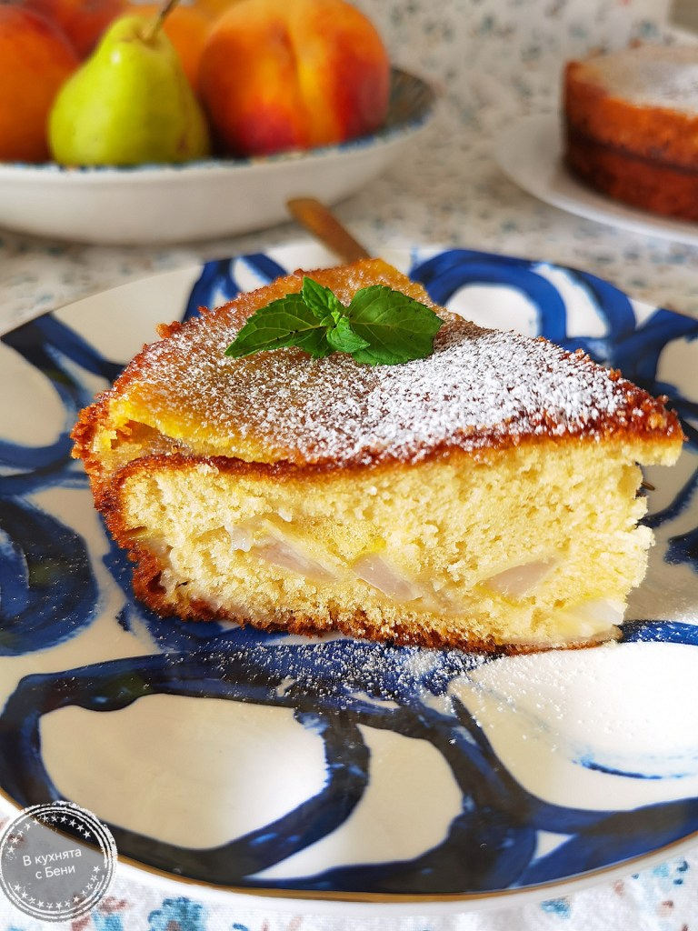 Сладкиш с круши френски от https://inthebeniskitchen.com/