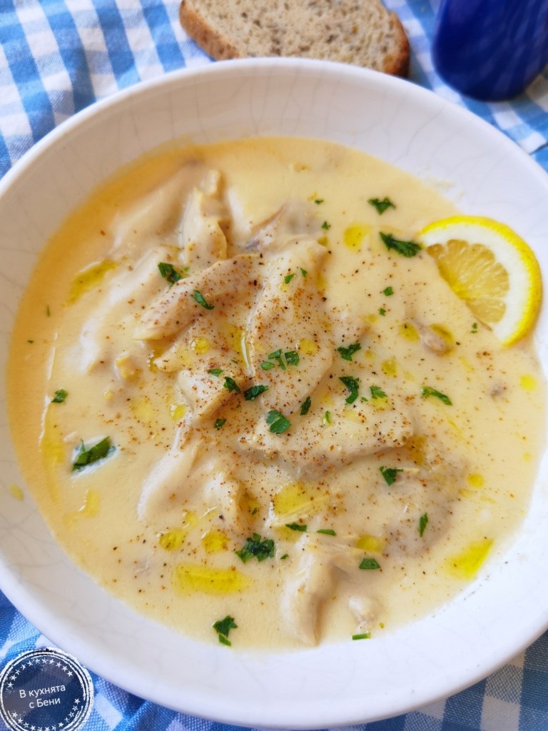 Пиле фрикасе каша от https://inthebeniskitchen.com/