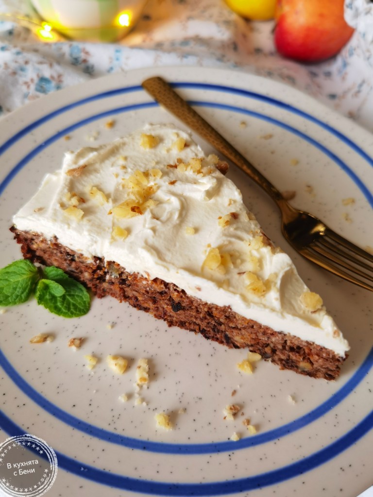 Морковен сладкиш без захар и брашно здравословен от https://inthebeniskitchen.com/